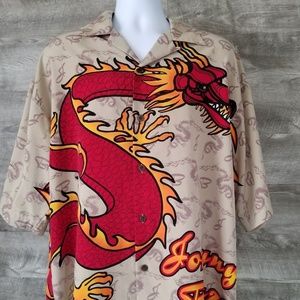 Johnny Blaze XL Mens SHIRT Red Dragon ANIME